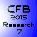 CFB 2015 Research